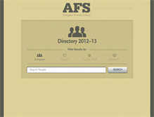 Tablet Screenshot of directory.abingtonfriends.net